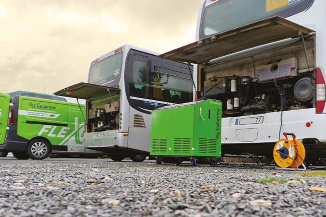 Hydrogenrens av buss
